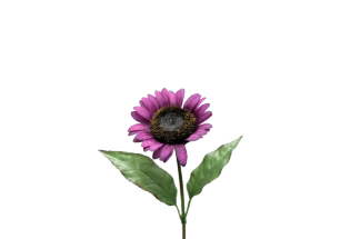 Mākslīgais zieds Saulgrieze, violeta
