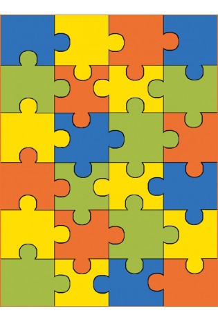 Paklājs Weliro Puzzle Terakota 1.6*2.2