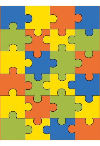Paklājs Weliro Puzzle Terakota 1.20*1.70