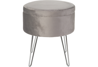 Galdiņš Glamour stool 100*100 grey